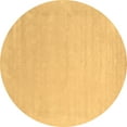 thumbnail image 1 of Ahgly Company Indoor Round Solid Brown Modern Area Rugs, 3' Round, 1 of 4