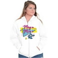thumbnail image 3 of Retro 8-bit Video Game Mega Man Unisex Plus Size Zip Hoodie Brisco Brands 2X, 3 of 5
