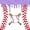 A Purple White Red, variant on Erosebridal Kids Ice Cream Drip 7 Pieces Bedding Comforter Set,Baseball Sport Full Bedding Set For Boys Men,Reversible