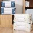 thumbnail image 4 of Non-woven Foldable Storage Box organizer Portable Clothes Organizer Tidy Suitcase Home Storage Box Quilt Storage Container Bag, 4 of 7