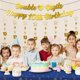 thumbnail image 4 of Set de Decoración para 10º Cumpleaños con Guirnaldas y Banderines Dorados Brillantes, 4 of 7
