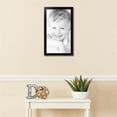 thumbnail image 3 of ArtToFrames 13" x 23" Satin Black Bull Nose Picture Frame, 13x23 inch Black Wood Poster Frame (WOM-1417), 3 of 7