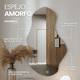 thumbnail image 2 of Espejo Led Touch Luz Cálida Forma Irregular 60x90 Cm Imagen Hd, 2 of 6