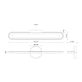 thumbnail image 2 of Kuzco Lighting Vl63724 Marlon 24" Wide Led Bath Bar - Chrome, 2 of 2