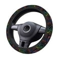 thumbnail image 2 of Balery Rainbow Glitter Fundas elásticas antideslizantes para volante, funda protectora universal para hombre y mujer, 15 pulgadas, accesorios para coche., 2 of 6