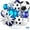 Blue Silver, variant on Baseball Balloons,Navy Blue Red Balloons Latex Balloons with Baseball Gloves Foil Balloon for Baseball Themed Birthday Party Decorations Graduation Sports Theme Party Backdrop