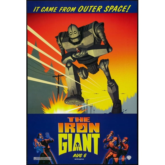 Iron Giant Movie Poster Entertainment Decor Art Poster 24x36 Unframed, Age: Adults, Rectangle Best Posters