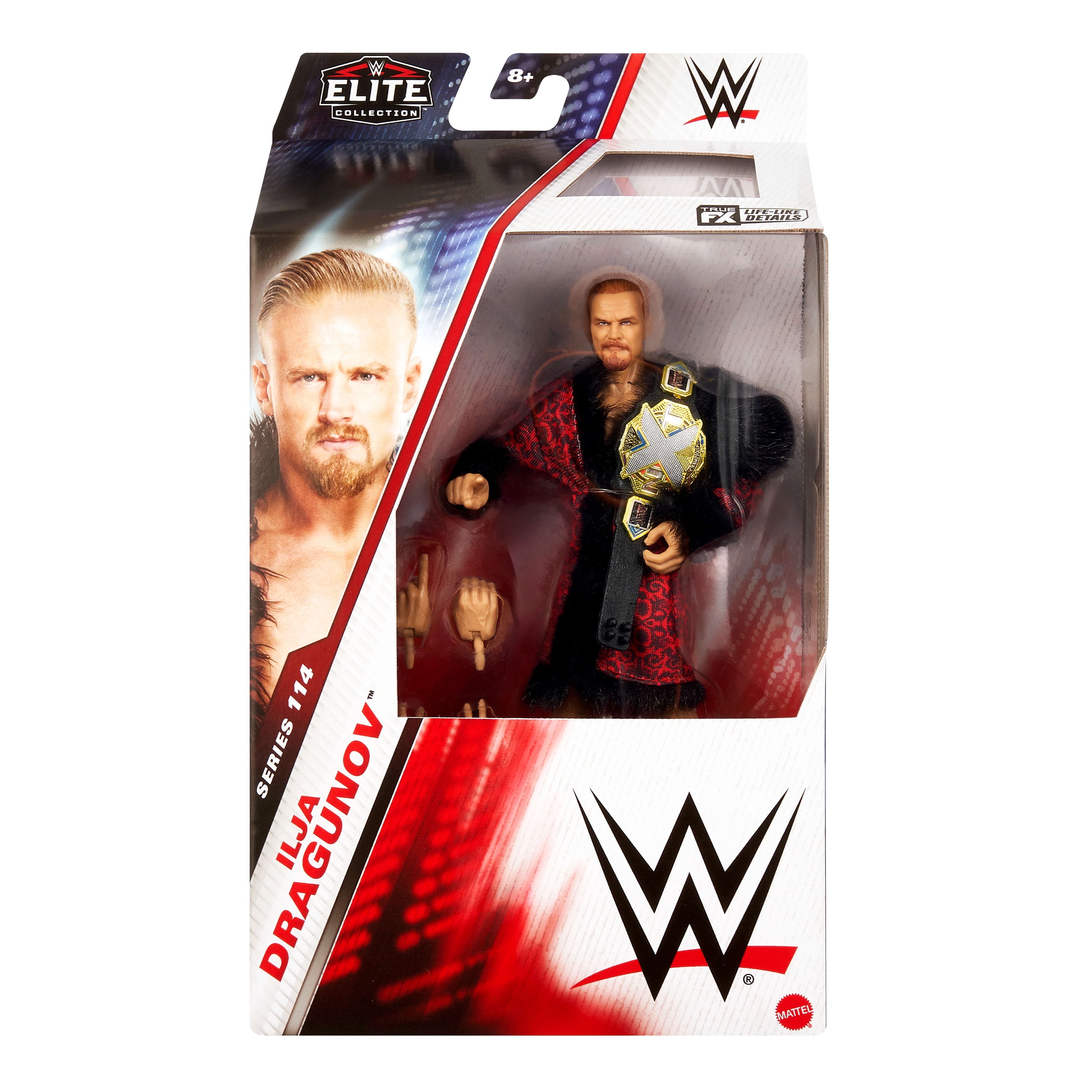 WWE Elite Ilja Dragunov Action Figure, Series #114 6-inch Collectible with Articulation & Accessories