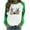 Green, variant on Honeeladyy Sales Online Womens Raglan Sleeve Shirt Pullover Tops Casual Looseweight Easter Bunny Printed Long Sleeve Pullover Cute Rabbit T-Shirt Tops