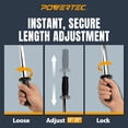 thumbnail image 5 of POWERTEC Extendable Floor and Wall Roller for Vinyl Flooring, Tile & Linoleum Roller with Extendable 17" to 27" Handle, 7.5" Wide for LVP, Veneer, Carpet, Wall Coverings, 71033, 5 of 8