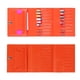 thumbnail image 5 of Seitruly Bolsa de almacenamiento de brocas de uñas, organizador de brocas de pulido de uñas de cuero PU de moda, soporte de exhibición de cabeza de Juegos de manicura Naranja Seitruly CE003141-01, 5 of 6