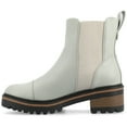 thumbnail image 3 of Journee Womens Mirette Pull On Stacked Heel Booties, 3 of 10