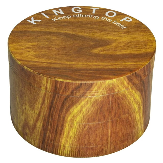 Molino de Especias KINGTOP Grano de Madera Marrón 7.5 cm
