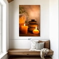 thumbnail image 2 of Elephant Stock Aromatic Spa Wall Art - Vertical Canvas Wall Art - Living Room Wall Decor - Wellness Canvas - Brown And Orange Decor - 32" x 48", 2 of 8