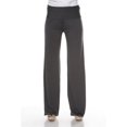 thumbnail image 1 of White Mark Pantalon Palazzo, Charbon - Petit, 1 of 5