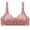 Pink, variant on Darzheoy Bras for Women No Underwire Women's Non Steel Ring Comfortable Printing Plus Size Sexy Four Breasted Bra Underwear Women Bra 44/100BC