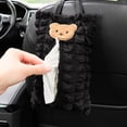 thumbnail image 5 of Caja para pañuelos de papel para coche, tipo colgante trasero de silla, caja de papel encantadora para asiento de coche, 5 of 5