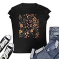 thumbnail image 3 of Womens Athletic Tops Loose Casual T Shirt Women Long Sleeve T Shirt Long Sleeved Tees for Women Sleeve Shirts for Summer Shirts Layering Sleeved Tee Summer Cute Black XXL, 3 of 3