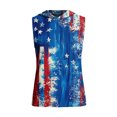 thumbnail image 5 of GrmtClth Men's Usa Flag Hooded Tank Tops Patriotic 1776-2026 Summer Gym Hoodies Sleeveless Comfy Muscle Shirts Athletic Bodybuilding Clothing Blue XL, 5 of 7