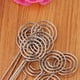 thumbnail image 2 of 10 Unidades Monedero BLESIY de Nota Fotográfica Clip de Papel Bracket DIY forma redonda 120x22mm, 2 of 5