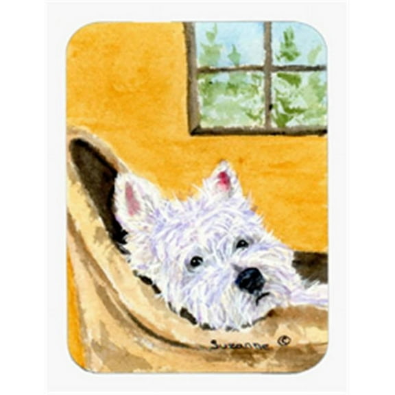 Westie Mouse Pad & Hot Pad Or Trivet
