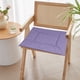 thumbnail image 5 of Cojín de lino multicolor para silla - Cojín cuadrado de 40 x 40 cm para comedor, oficina y salón - Suave, duradero y lavable - Gris, caqui, verde, azul, marrón, rosa, naranja, morado y vino, 5 of 7