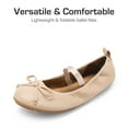 thumbnail image 4 of BURUDANII Girls Mary Jane Ballet Flats – Flexible Dress Shoes for Toddlers & Little Kids, 4 of 7