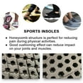 thumbnail image 6 of Ailaka Elastic Shock Absorbing Height Increasing Sports Shoe Insoles, Soft Breathable Honeycomb Orthotic Replacement Inserts for Men & Women, 6 of 8