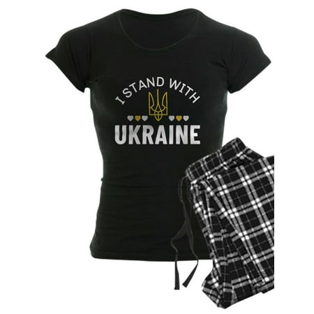 

CafePress - I Stand With Ukraine - Women s Dark Pajamas