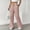 Red women wide leg lounge pants a1, variant on Cagogo Striped Wide Leg Lounge Pants for Women Elastic Waist Casual Long Trousers with Pockets Fashion Comfortable Home Outdoor Wear, Yellow 2XL