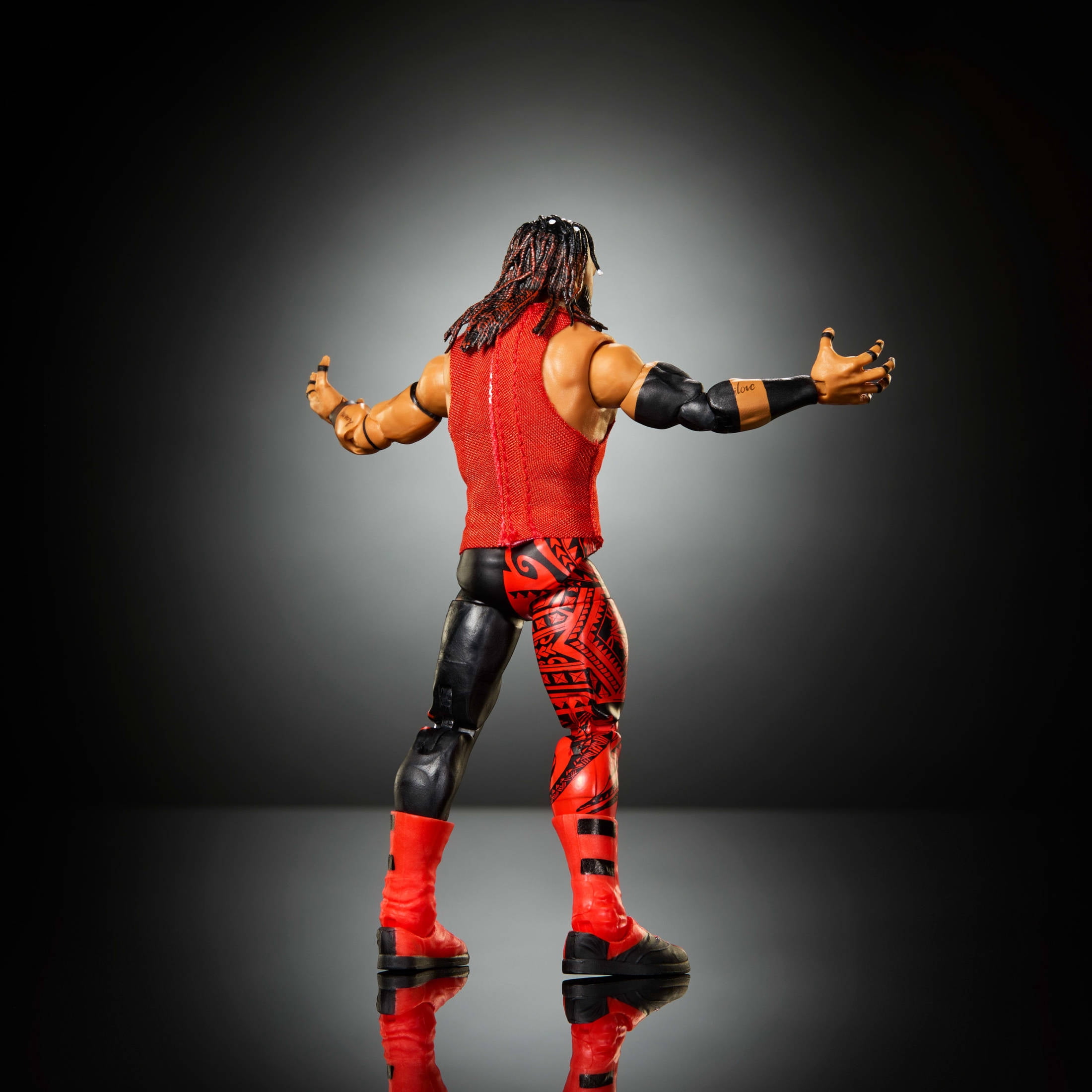WWE Elite Jacob Fatu Action Figure, Series #125, 6-inch Collectible with Articulation & Accessories