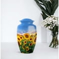 thumbnail image 7 of Sunflower Memorial Urn For Adult Women - Keepsake Urns For Human Ashes Adult Man - 10 Inch Funeral Cremation Urns For Mom, Blue Urn For Human Ashes For Female Set Of 4, 3 Inch Small, 7 of 7