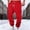 Red, variant on Mens Cargo Sweatpants Relaxed Fit Straight Leg Cargo Work Pants Casual Pants for Men Mens Jogging Pants with Pockets