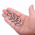 thumbnail image 2 of 12 Pcs Metal O Rings 1 Inch Heavy Duty 304 Stainless Steel Welded O Ring Multi-Purpose O-Ring for Macrame, DIY Crafts, Hardware, Bags, Camping Belt, Dog Leashes, Keychain, Purse., 2 of 6