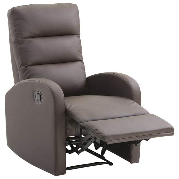 Modern Manual Recliner Lounger Living Room Sofa Chair PU Leather