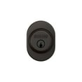 thumbnail image 6 of Schlage B60RMN716 Deadbolt with Remsen Trim Keyed 1 Side, Highest Residential Security, Aged Bronze, 6 of 7