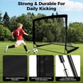 thumbnail image 5 of LNOW Set of 2 Portable 4x3 ft Kids Soccer Goals for Backyard – Toddler Training Equipment with Target, Ball, Cones & Net – Outdoor Sports Gift, 5 of 9