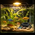 thumbnail image 3 of Luminous Floating Betta Activity Tunnel, Aquarium Hideout Cave Decor, Relaxation Resting Spot, Glow in The Dark Fish Tank Accessories for Small Fish, Betta and Shrimp, 3 of 6