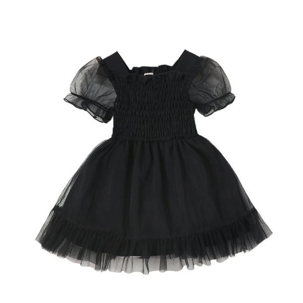 SAYOO Vestido de princesa de la niña, vestido ajustado de manga corta SAYOO moda