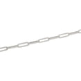 thumbnail image 3 of 14k White Gold 5mm Paper Clip Link Necklace (14"), 3 of 5