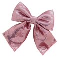 thumbnail image 3 of DIY Pajarita Decoración Lentejuelas Arco Brillo Adornos Escena decorativa Arreglo Accesorios Lentejuelas Arcos grandes para Navidad Hogar al aire rosado Soledad Lazos Grandes Lentejuelas, 3 of 10