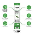 thumbnail image 2 of Think Jerky Jalapeno Beef Sticks, Gluten and Sugar Free, No Nitrates, Keto Paleo Friendly High Protein Low Carb Meat Snack - 1.0 oz Sticks, 20 Pack, 2 of 5