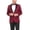 Wine, variant on Adam Baker Men's Floral Paisley Shawl Lapel Tuxedo Jacket Matching Bow Tie Included