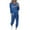 Blue 2 pieces sets, variant on Womens Lounge Set Holiday Usmixi Christmas 2 Piece Outfits for Women Fashion Letter Print Long Sleeve Pullover Tops and Elastic Waist Jogger Pant Homewear Sets Pajamas Set Up to 65% off
