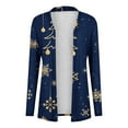 thumbnail image 4 of Womens Christmas Cardigan Merry Xmas Printed Open Front Long Shirts Holiday Casual Long Sleeve Comfy Shirts Winter Fashion Outfit Tops S-5Xl, 4 of 4