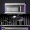 thumbnail image 4 of GE Profile 2.2 Cu. Ft. Over-the-Range Sensor Microwave Oven, Stainless Steel, 4 of 11