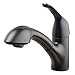 thumbnail image 3 of Homewerks Single Handle Pull Out Laundry Faucet 1 Or 3 Hole Installation With Deckplate, Universal Install, Utility Kitchen Sink Or Laundry Tub, Garden Hose Adapter, Matte Black (903 U425Mb), 3 of 4