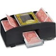 thumbnail image 1 of 0020520, barajadora de cartas negra, 2 barajas, funciona con pilas, para cartas de hasta 90 mm, plástico, 1 of 6