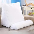 thumbnail image 6 of ColourTree Light Beige Wedge Reading Bed Sofa Rest Backrest, Reading and TV Pillow, Back Wedge Cushion Pillow with Adjustable Neck Pillow for Books, Gaming or Watching TV, 6 of 6