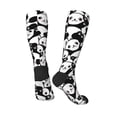 thumbnail image 4 of Easygdp Seamless Pattern Cute Panda Fashionable Adult Sockings&Sports Sockings&Breathable Sockings, Non-Pilling,Contrasting Color Design, 4 of 9